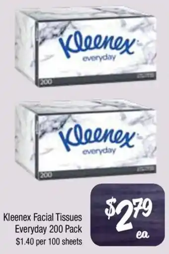 Farmer Jack's Kleenex Facial Tissues Everyday offer