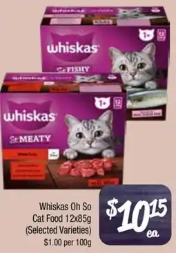 Farmer Jack's Whiskas Oh So Cat Food offer