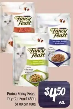 Farmer Jack's Purina Fancy Feast Dry Cat Food offer