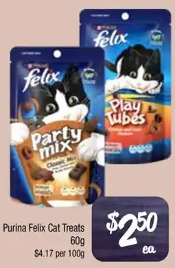Farmer Jack's Purina Felix Cat Treats offer