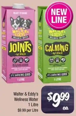 Farmer Jack's Walter & Eddy's Wellness Water offer