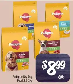 Farmer Jack's Pedigree Dry Dog Food offer