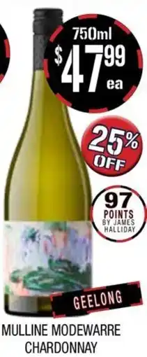 Farmer Jack's Mulline modewarre chardonnay offer