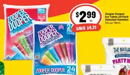 Ritchies Zooper Dooper Ice Tubes Selected Varieties offer