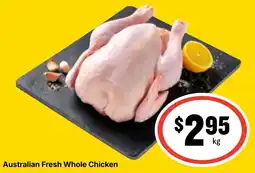 Ritchies Australian Fresh Whole Chicken offer