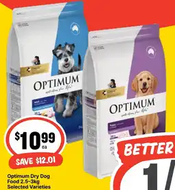 Ritchies Optimum Dry Dog Food Selected Varieties offer