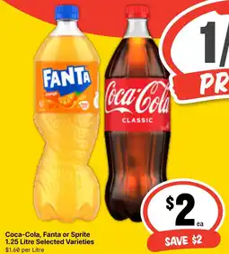 Ritchies Coca-Cola, Fanta or Sprite Selected Varieties offer