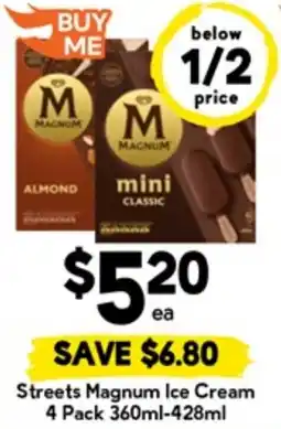 Drakes Streets Magnum Ice Cream offer