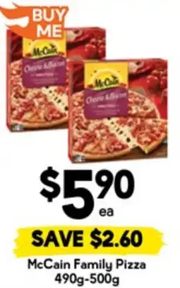 Drakes McCain Family Pizza offer