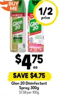 Drakes Glen 20 Disinfectant Spray offer