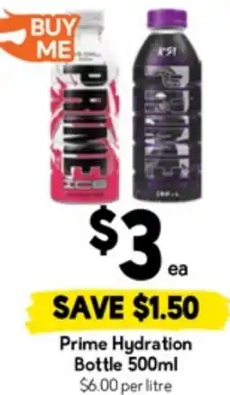 Drakes Prime Hydration Bottle offer