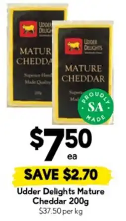Drakes Udder Delights Mature Cheddar offer