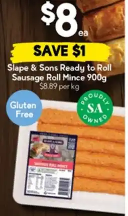 Drakes Slape & Sons Ready to Roll Sausage Roll Mince offer