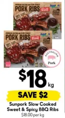Drakes Sunpork Slow Cooked Sweet & Spicy BBQ Ribs offer