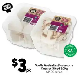 Drakes South Australian Mushrooms Cups or Sliced offer
