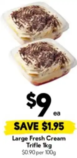 Drakes Large Fresh Cream Trifle offer