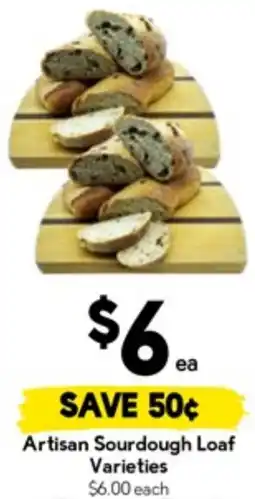 Drakes Artisan Sourdough Loaf Varieties offer