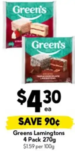 Drakes Greens Lamingtons offer
