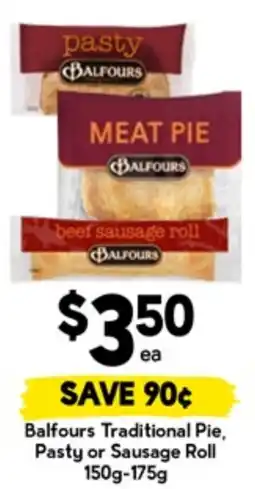 Drakes Balfours Traditional Pie, Pasty or Sausage Roll offer