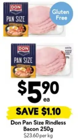 Drakes Don Pan Size Rindless Bacon offer
