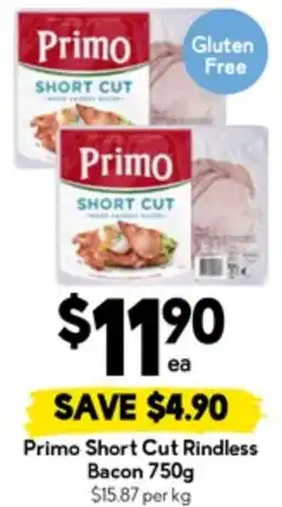Drakes Primo Short Cut Rindless Bacon offer