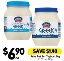 Drakes Jalna Pot Set Yoghurt offer
