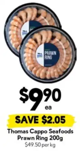 Drakes Thomas Cappo Seafoods Prawn Ring offer