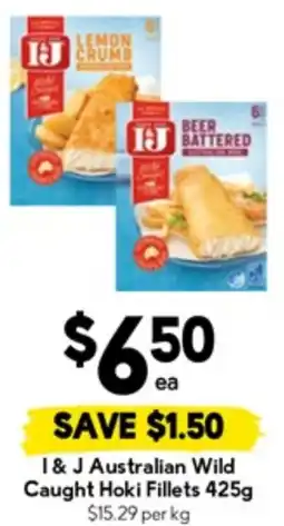 Drakes 1 & J Australian Wild Caught Hoki Fillets offer