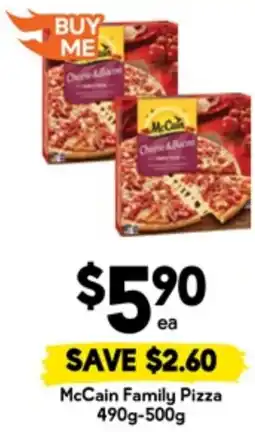 Drakes McCain Family Pizza offer