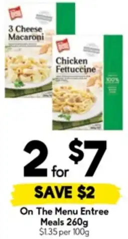 Drakes On The Menu Entree Meals offer