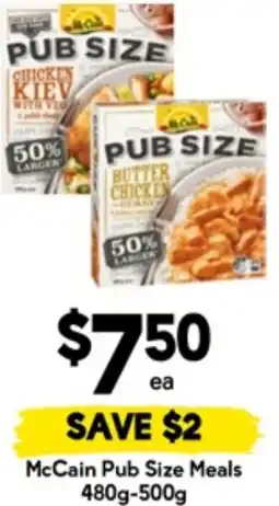 Drakes McCain Pub Size Meals offer