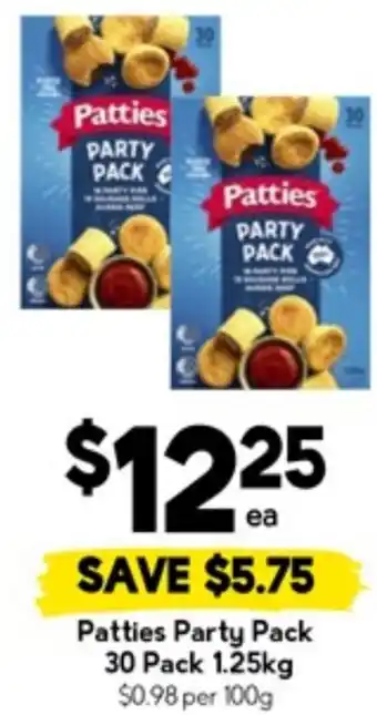 Drakes Patties Party Pack offer