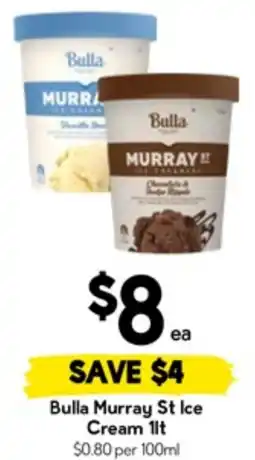Drakes Bulla Murray St Ice Cream offer