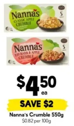 Drakes Nanna's Crumble offer