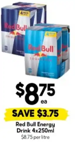 Drakes Red Bull Energy Drink offer