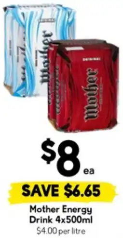 Drakes Mother Energy Drink offer