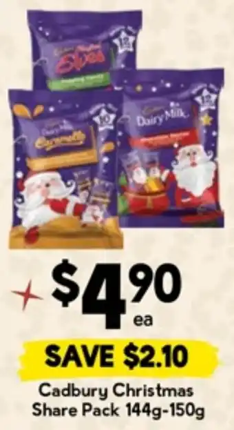 Drakes Cadbury Christmas Share Pack offer