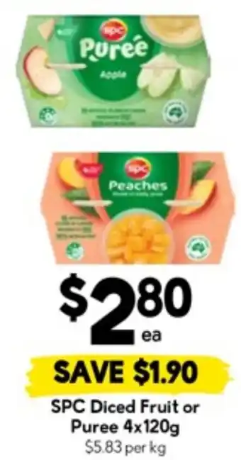 Drakes SPC Diced Fruit or Puree offer