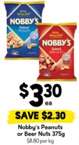 Drakes Nobby's Peanuts or Beer Nuts offer