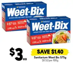 Drakes Sanitarium Weet Bix offer
