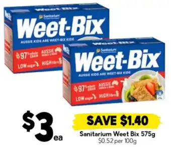 Drakes Sanitarium Weet Bix offer