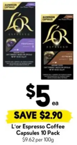 Drakes L'or Espresso Coffee Capsules offer