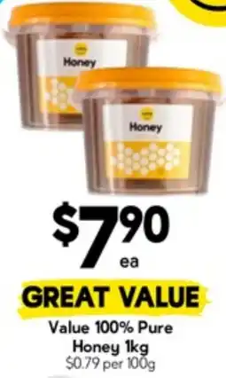 Drakes Value 100% Pure Honey offer