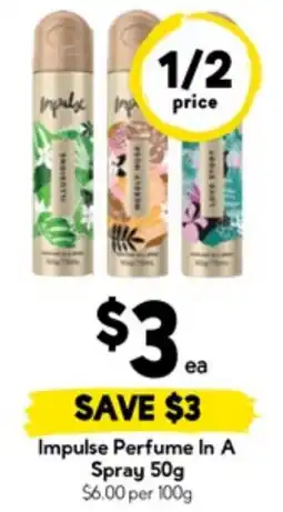 Drakes Impulse Perfume In A Spray offer
