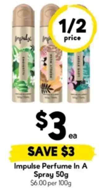 Drakes Impulse Perfume In A Spray offer