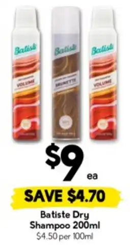 Drakes Batiste Dry Shampoo offer
