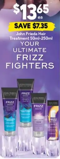 Drakes John Frieda Hair Treatment offer
