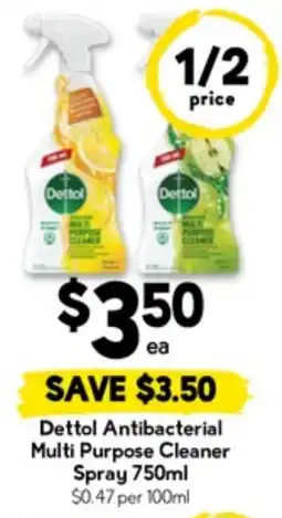 Drakes Dettol Antibacterial Multi Purpose Cleaner Spray offer
