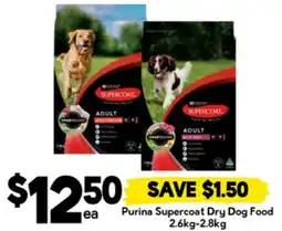 Drakes Purina Supercoat Dry Dog Food offer
