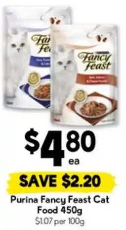 Drakes Purina Fancy Feast Cat Food offer
